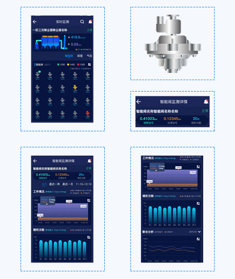 Intelligent pulse valve working status